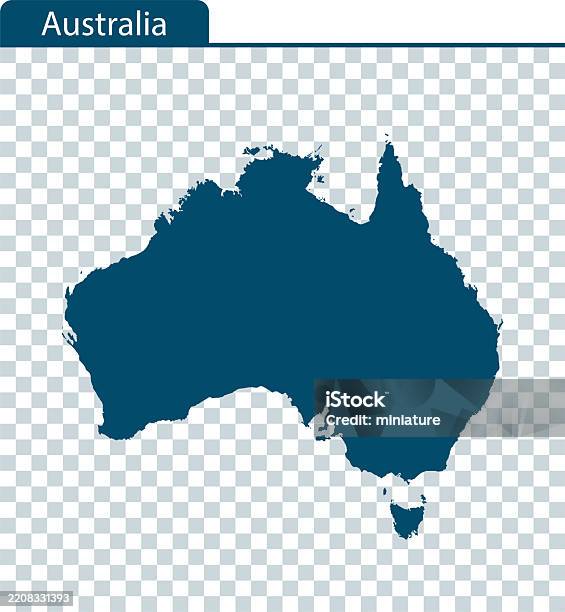 Abstract Aussie Map Australia Map Stock Illustration - Download Image Now - Abstract ...