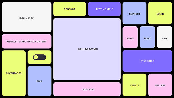 Bento Style Web Layout 3,700+ Bento Design Stock Photos, Pictures & Royalty-Free Images - iStock