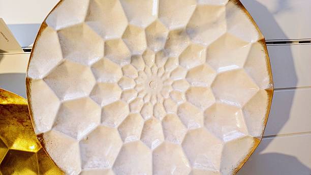 istock Large porcelain decorative plate. Wall decoration. 2208356169