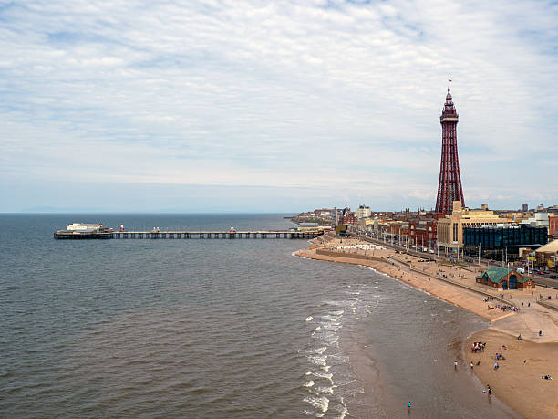 istock the seafront at Blackpool with the tower surrounded by seafront buildings the north pier 2208372671