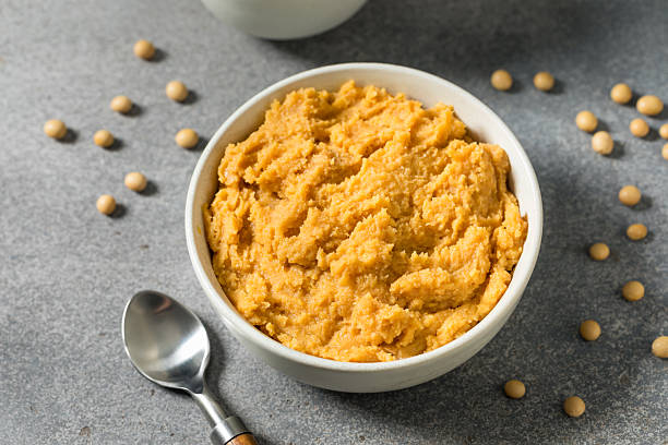 istock Homemade Japanese White Miso Paste 2208381714