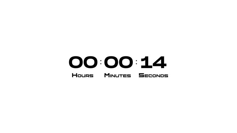 Numbers 1 Hour 52,700+ 1 Hour Stock Videos and Royalty-Free Footage - iStock
