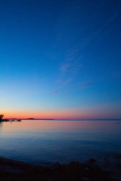 Evening at St. Ignace, Michigan