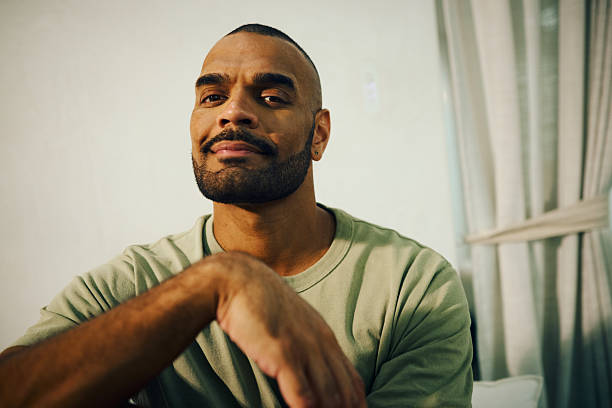 istock Confident australian aboriginal man posing in the morning light 2208400830