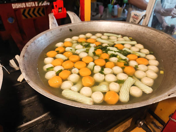 istock Seafood meatball stew pot 2208410818