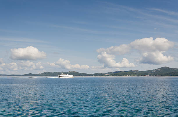 Beautiful Adriatic coast near Zadar, Croatia.