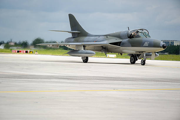 istock Military Jet Aircraft on the Runway 2208423083