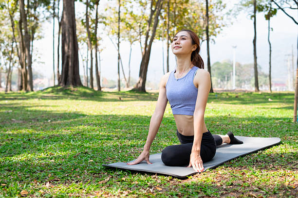 istock A woman is practicing the Upward Dog pose. 2208434621