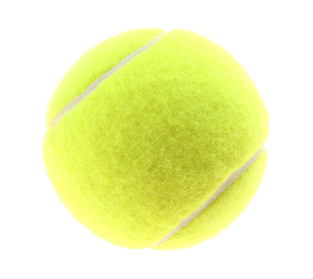 istock One light green tennis ball isolated on white 2208439633