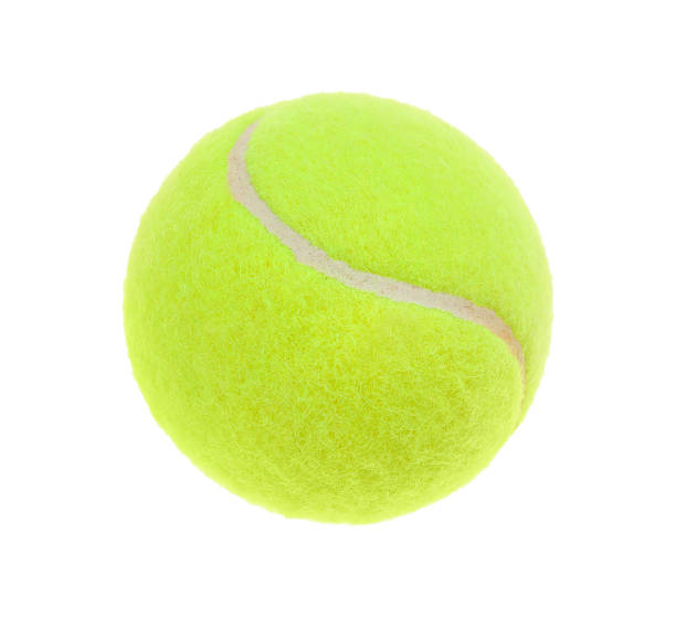 istock One light green tennis ball isolated on white 2208439649