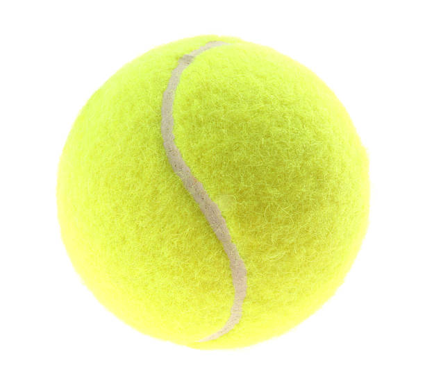 istock One light green tennis ball isolated on white 2208441224