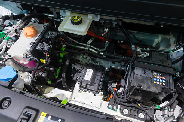 istock EV engine car motor under hood electric vehicle 2208445349