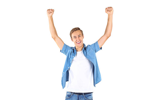istock Portrait of young man isolated on white background 2208454219
