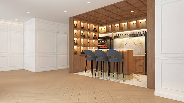 istock Modern minimalist party room 2208454575