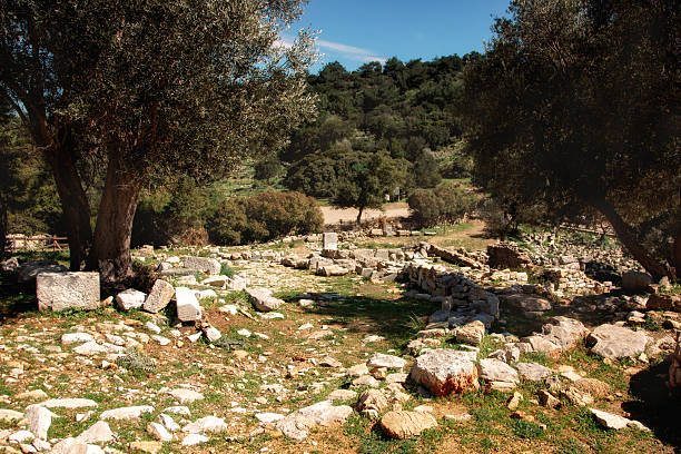 evocative ruins of an ancient site