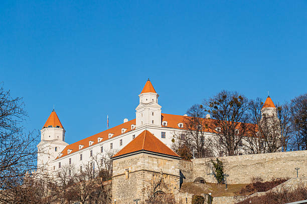 Bratislava, Slovakia: February 19, 2017 - Bratislava Castle in Bratislava in Slovakia.