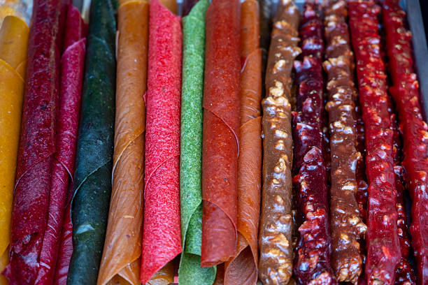 istock Sharots - sweet sujukh and sour-fruit lavash, sour lavash 2208460687