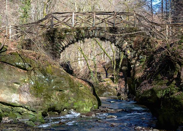 istock very old bridge over the river Enz in the Eifel nature reserve 2208464818