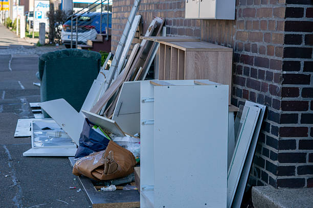 istock Bulky waste for recycling on a city sidewalk 2208467418