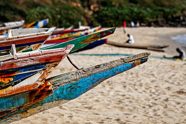 istock Fishing canoes in Senegal 2208467986