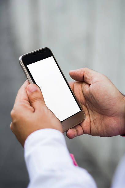 istock Human Hand using smartphone mobile phone with social media concept. 2208469630