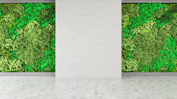 istock Modern Interior with Vertical Green Plant Wall Display 2208473403