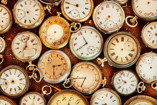 istock Scratched and run down pocket watches 2208474108