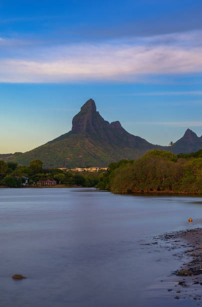 istock Rempart Mountain View from Tamarin Beach, Mauritius 2208475617
