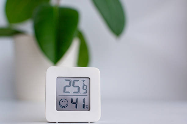 istock device for measuring moisture and air temperature 2208479977