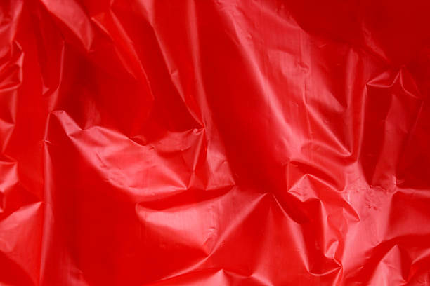 istock red plastic texture and background is wrinkled or crumpled 2208485001