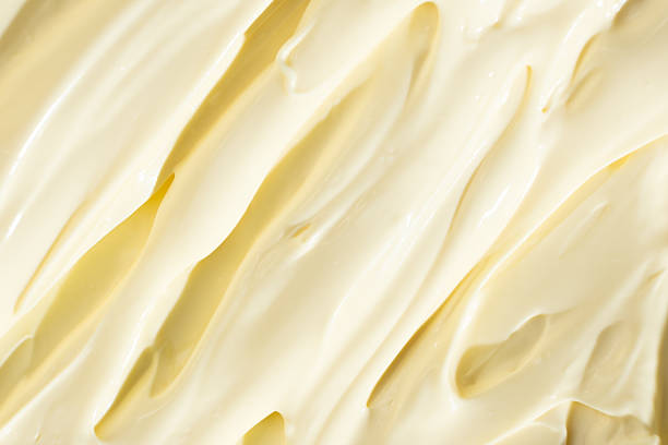 istock Creamy Mayonnaise Texture Abstract Culinary Background 2208488673