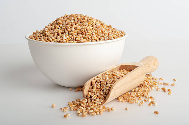 istock Wheat Grains, Barley Pile, Dry Cereal Seeds, Wheat Grains Heap on White 2208491833
