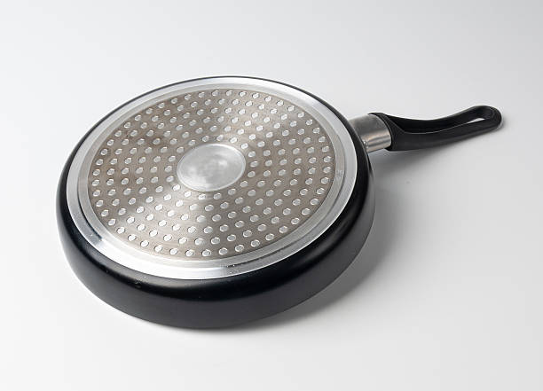 istock Small frying pan isolated, new non stick mini skillet, empty nonstick surface cookware, single egg pan, 2208492461