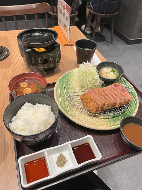 Grill Katsu Meat Small Plate Meal Japanese
