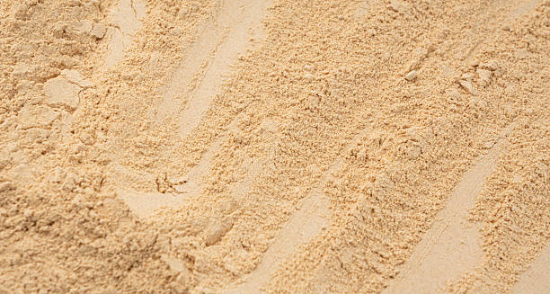 istock Maca powder texture background, dry Peruvian ginseng powder pattern, ground ayak willku 2208508627