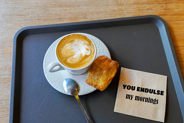 Cup of cuppuccino with the inscription \