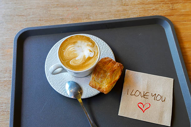 istock Coffee mug with I love you messages 2208523996