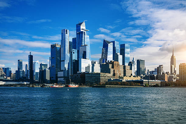 istock Modern Skyline of Manhattan Along Waterfront Under a Clear Blue Sky 2208524711