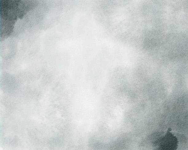 istock Soft gray watercolor background texture with gradients and organic flow. Elegant hand painted abstract design, perfect for branding, invitations, packaging, digital art, and modern minimalist projects 2208527639