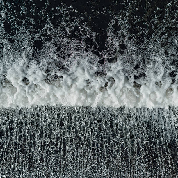 istock Abstract close-up of a waterfall from above 2208535076