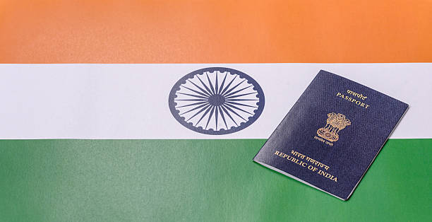 istock Indian citizen passport, a document for travelling 2208535675