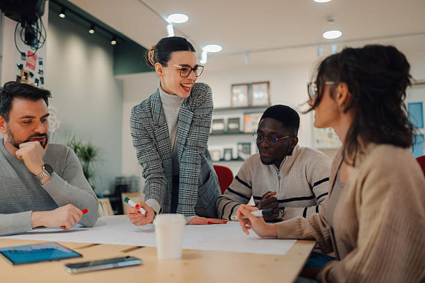 istock Business team collaborating on a project during a meeting 2208554344