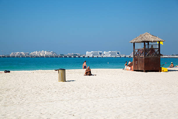 The Jumeirah Beach with its blue waters and white sand, Dubai, United Arab Emirates