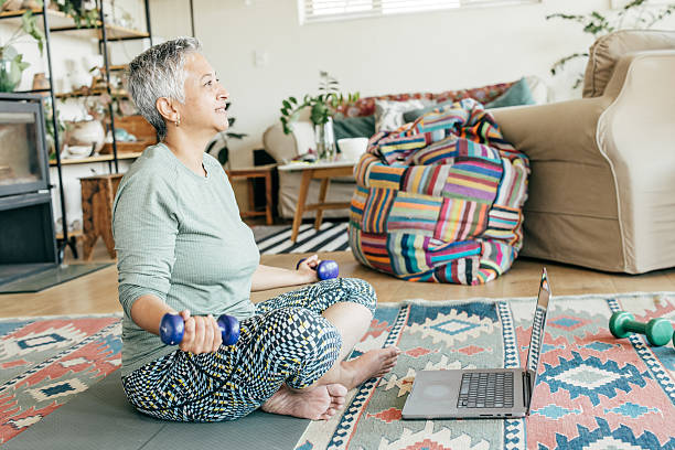 istock Strength and Smiles: Seniors Working Out Together online 2208561997