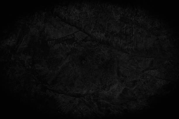 istock Close up retro plain dark black cement & concrete wall background texture for show or advertise or promote product and content on display. Colour old concrete wall design vintage grunge element. 2208562066