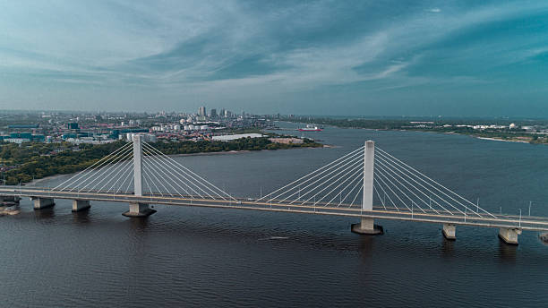 istock Hanging bridge connects Dar es salaam city 2208564025