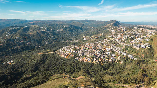 istock Foggy morning over the hills of Nova Lima 2208564892