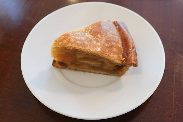 Homemade apple pie with lattice crust
