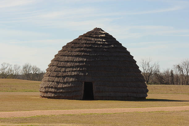 istock Native American Style Hut in Rural East Texas. 2208586155