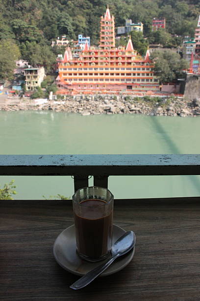 istock Chai Masala Overlooking the Ganges River 2208586258